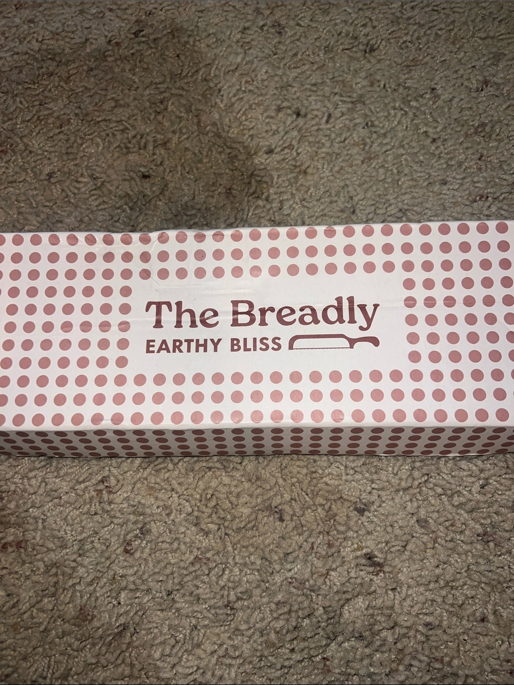 Breadly Earthy Bliss sourdough bow knife in box.